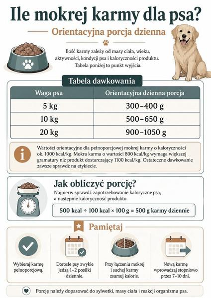 Żywienie psa według wieku i wagi